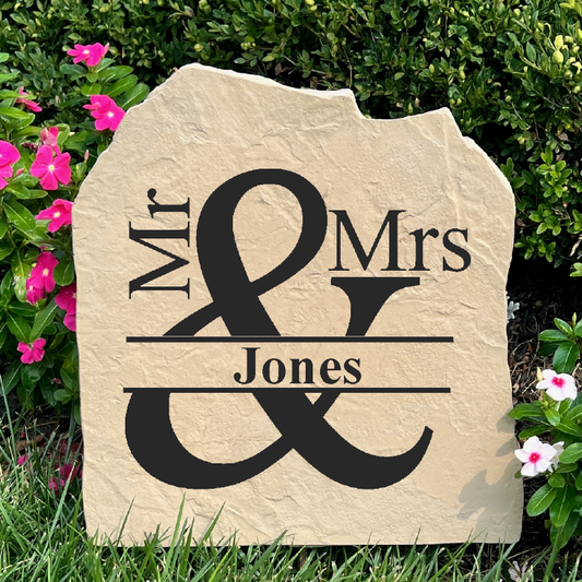 Mr & Mrs Name Marker